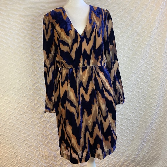 Harlyn long sleeve blue/neutrals Size M - Picture 3 of 6